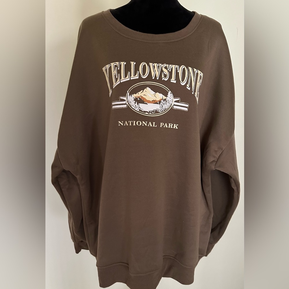SHEIN Yellowstone Crewneck Sweatshirt - Picture 3 of 9